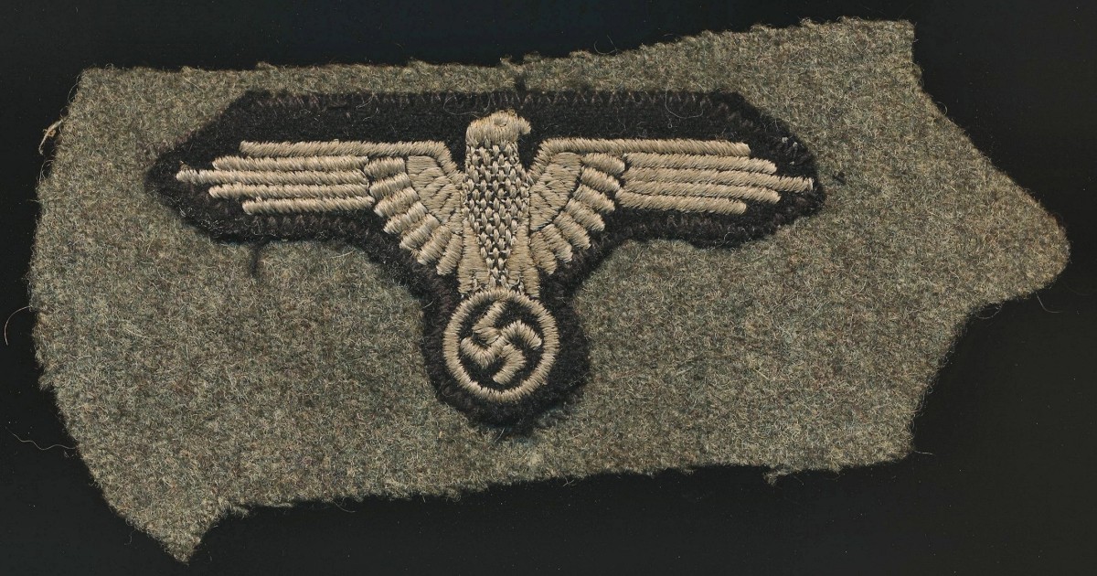 SOLD Uniform Removed Waffen SS Sleeve Eagle