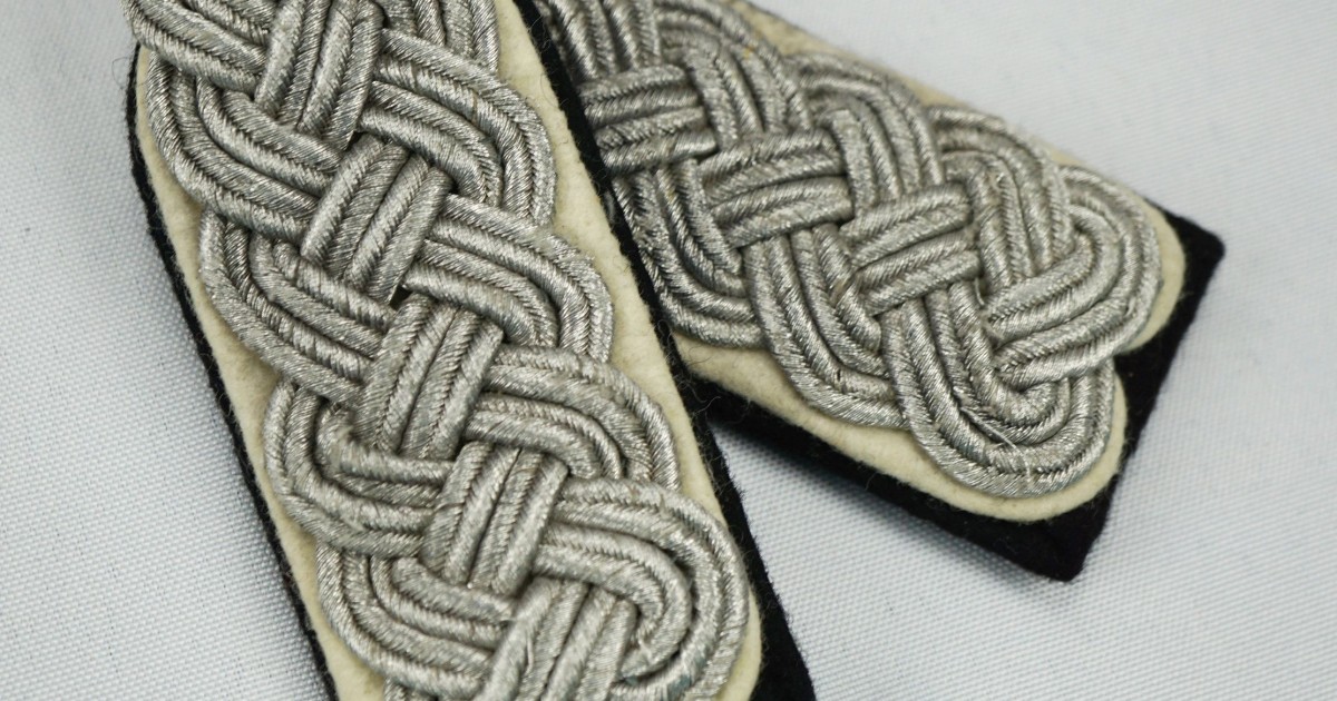 Sold Waffen Ss Infantry Sturmbannf Hrer Shoulder Boards