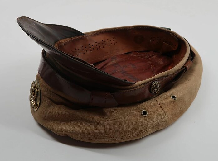 NAMED US Army Air Corps enlisted ranks crusher cap - Image 10