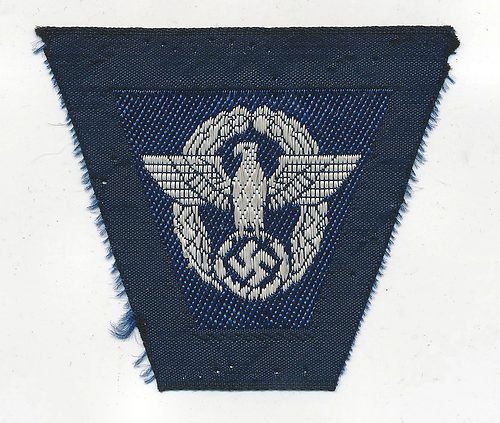 SOLD - Feuerschutzpolizei overseas cap eagle