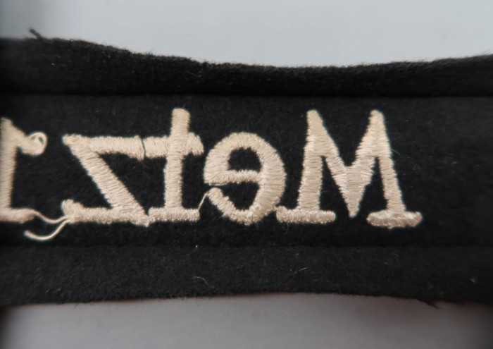 SOLD - Metz 1944 cuff title - Image 10