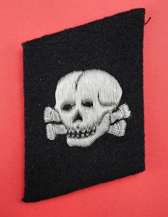 SOLD - Waffen-SS bullion NCO's vertical TK collar tab - Image 3