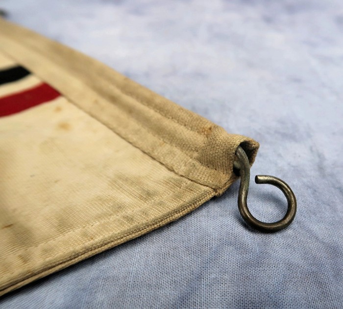 SOLD - early chain stitched automobile association vehicle pennant - Image 4