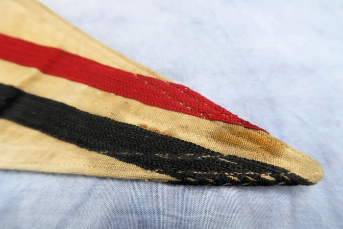 SOLD - early chain stitched automobile association vehicle pennant - Image 8