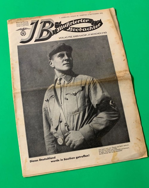 1932 Issue of Illustrierter Beobachter Newspaper