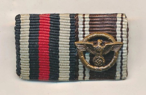 2 Place NSDAP Service Ribbon Bar