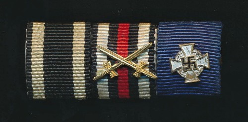 3 Place Faithful Service Ribbon Bar