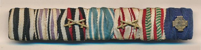 7 Place WW1/WW2 Ribbon Bar