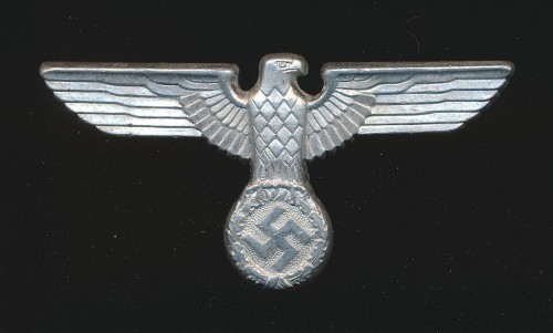 Aluminum RZM Produced Political Cap Eagle Insignia