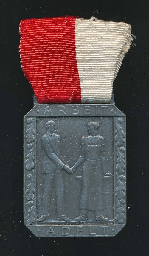 Arbeit Adelt Ostthüring Industrie und Handelskammer Medal