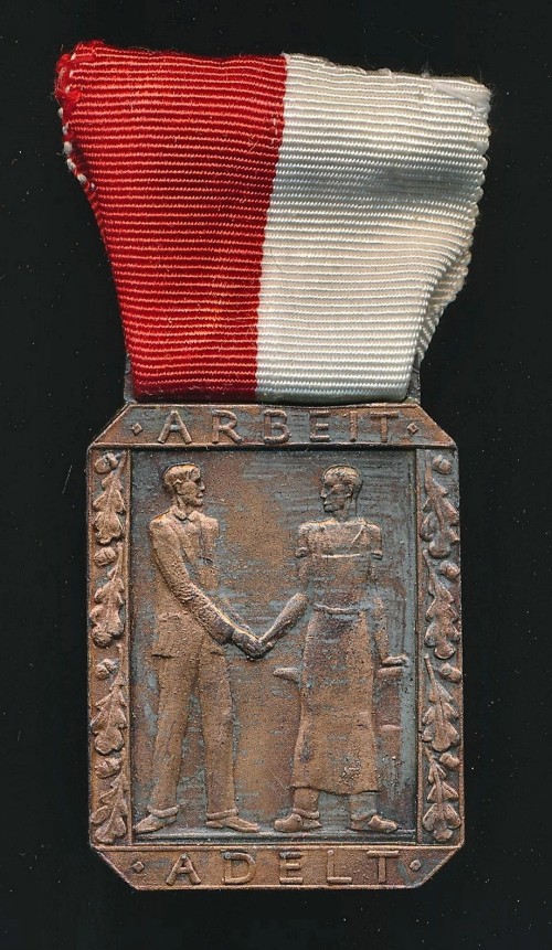 Arbeit Adelt Ostthüring Industrie und Handelskammer Medal