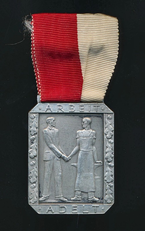 Arbeit Adelt Ostthüring Industrie und Handelskammer Medal