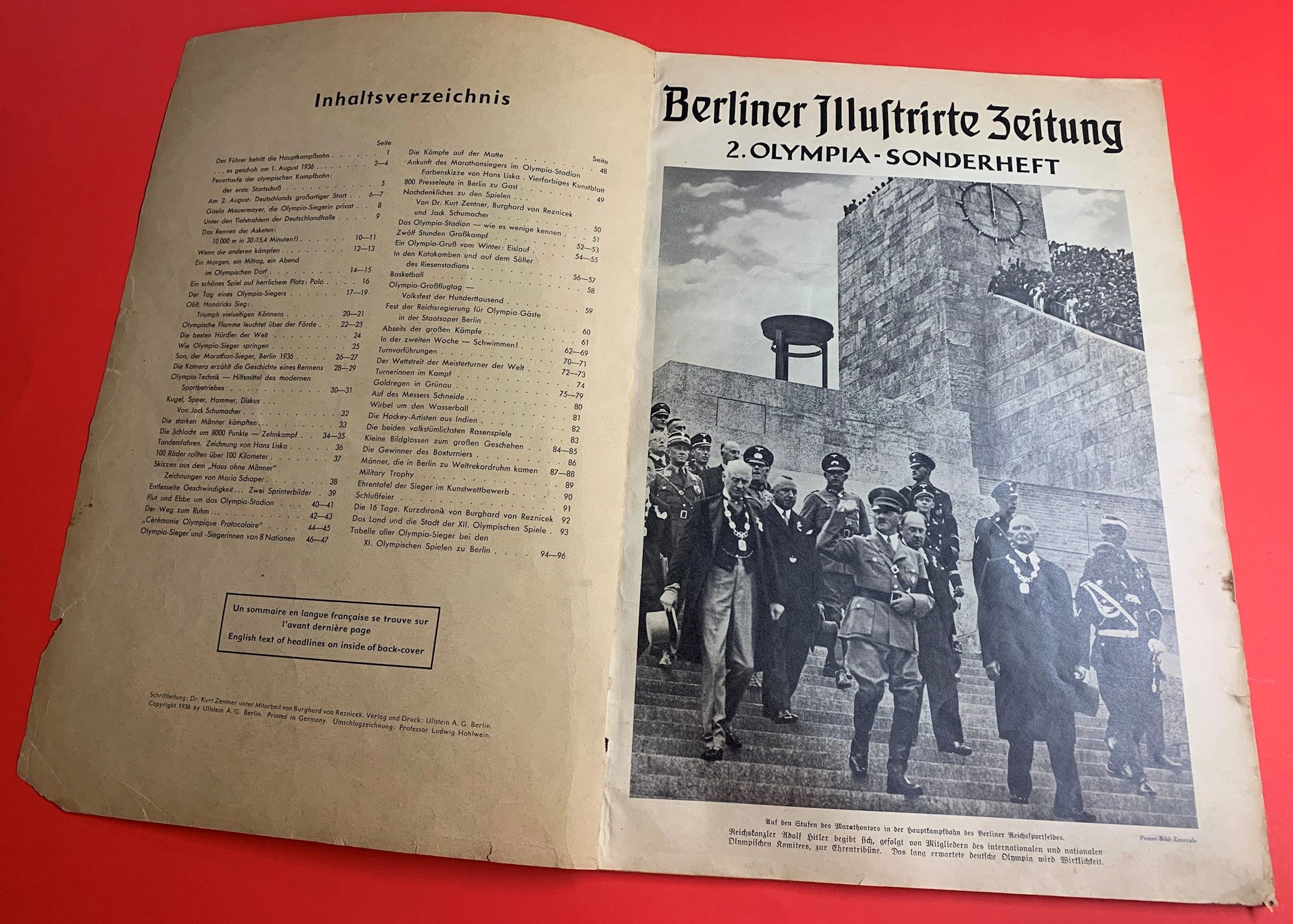 Berliner Illustrirte Zeitung Die 16 Olympischen Tag Book - Image 4