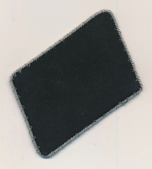 Blank SS Officer Rank Collar Tab