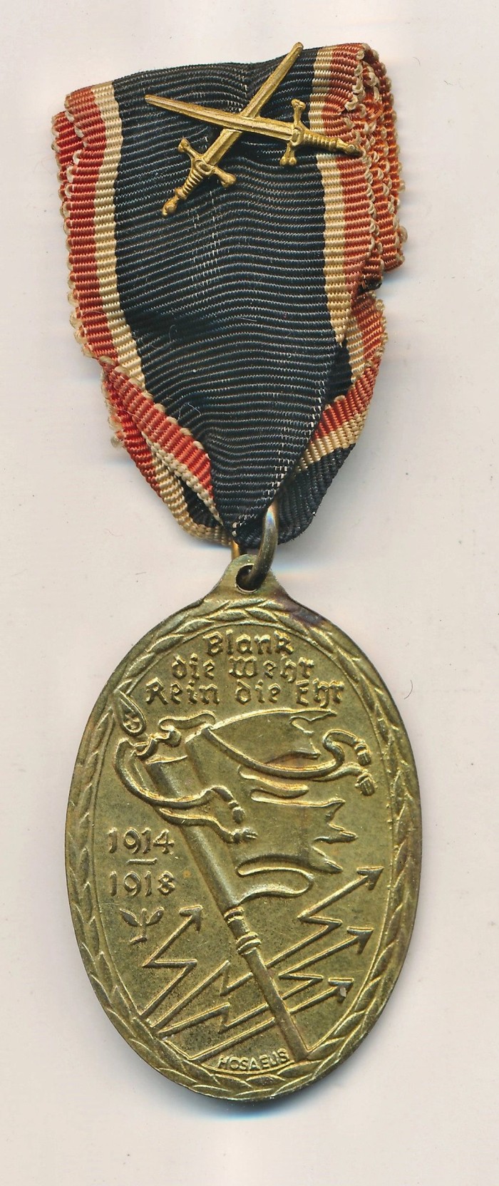 Blank die Wehr Rein die Ehr Medal