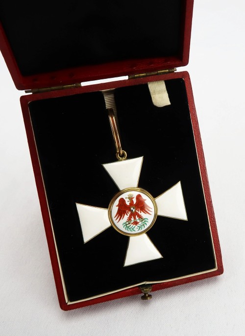 Cased Order of the Red Eagle 2nd Class Commander in Gold