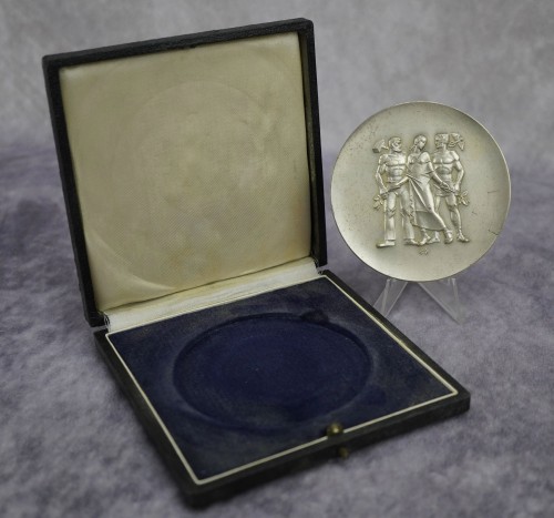 Cased Pfälzisch Economic Service Table Medal