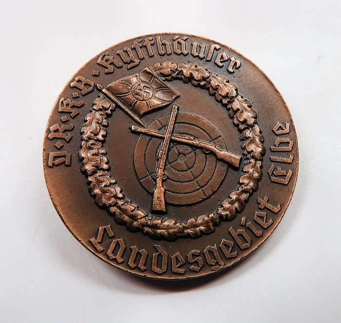 DRKB Kyffhäuserbund Landesgebiet Elbe Shooting Award Medallion