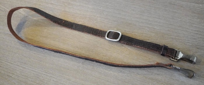 Dark Brown Leather Political Cross Strap