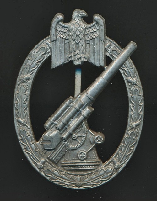 Denazified Heer Flak Badge