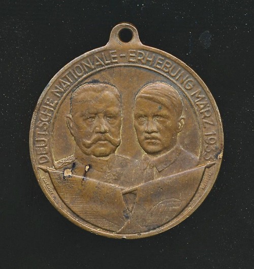 Deutsche Nationale Erhebung März 1933 Medal