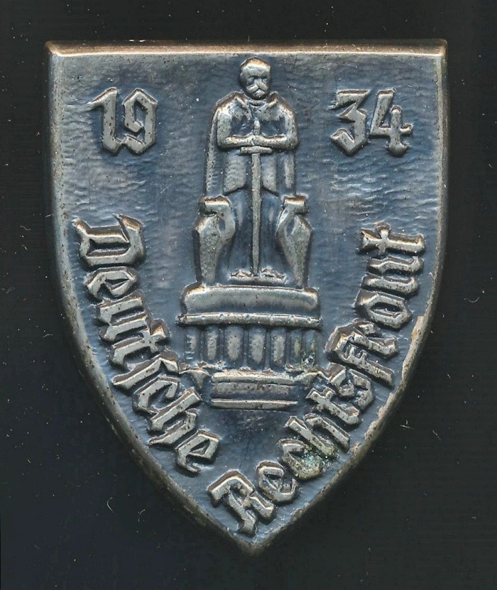 Deutsche Rechtsfront 1934 Tinnie