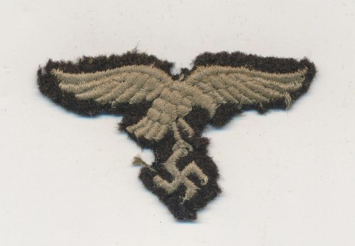 Early Luftwaffe Drooptail Cap Eagle