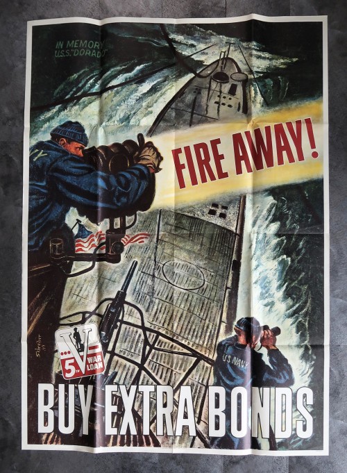 Fire Away! Buy Extra Bonds Poster