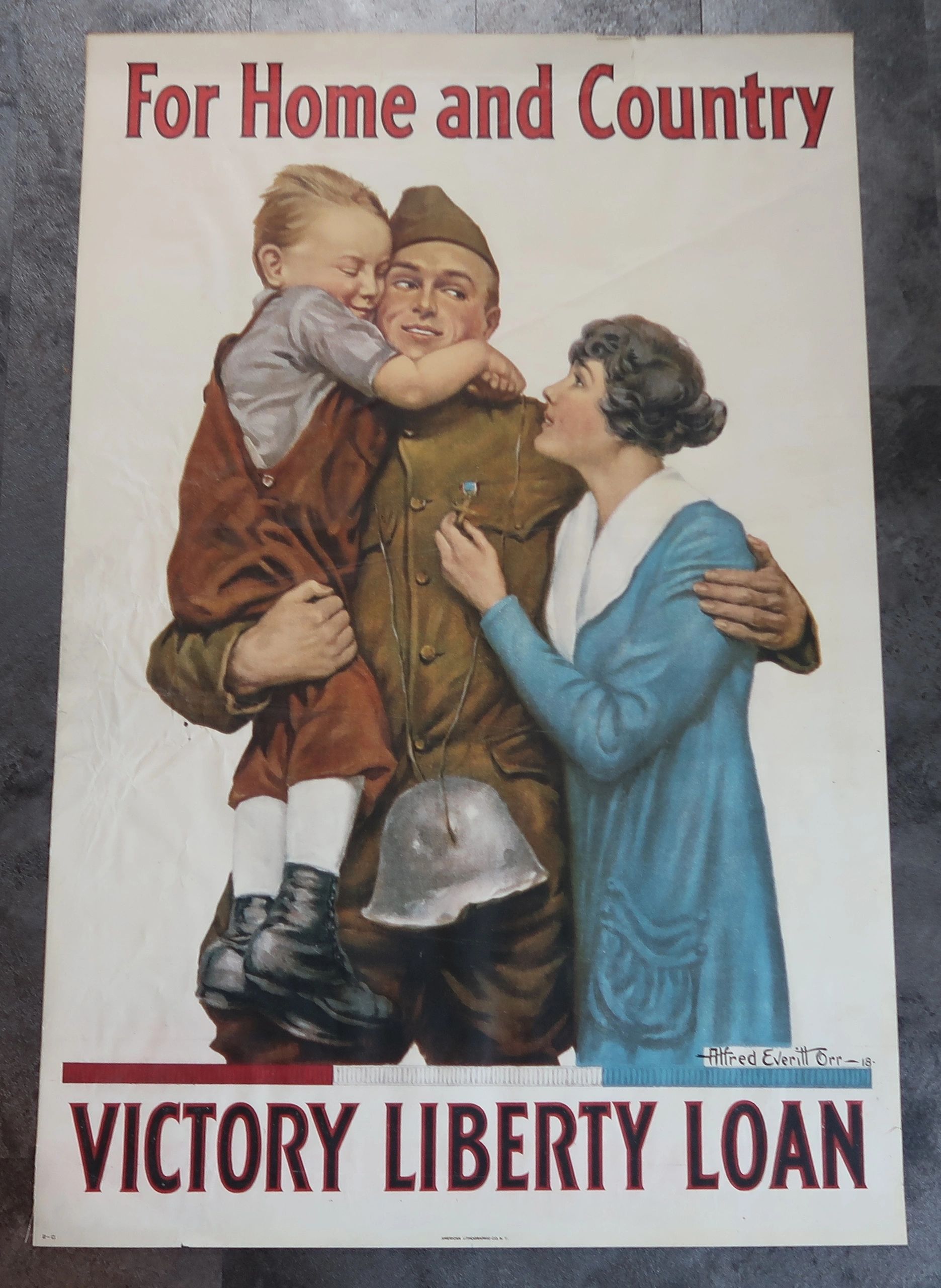 For Home and Country Victory Liberty Loan Poster