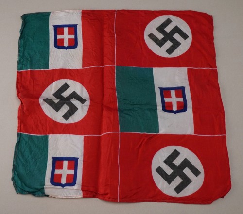 German Italian Friendship Hankerchief