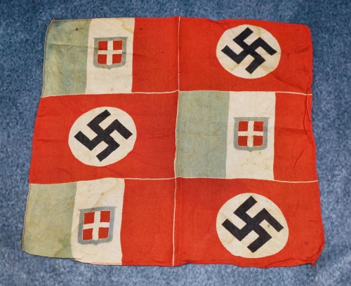 German Italian Friendship Hankerchief