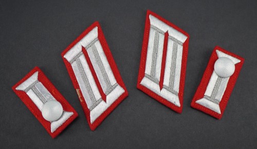 Heer Artillery Waffenrock Collar Tabs & Cuff Insignia