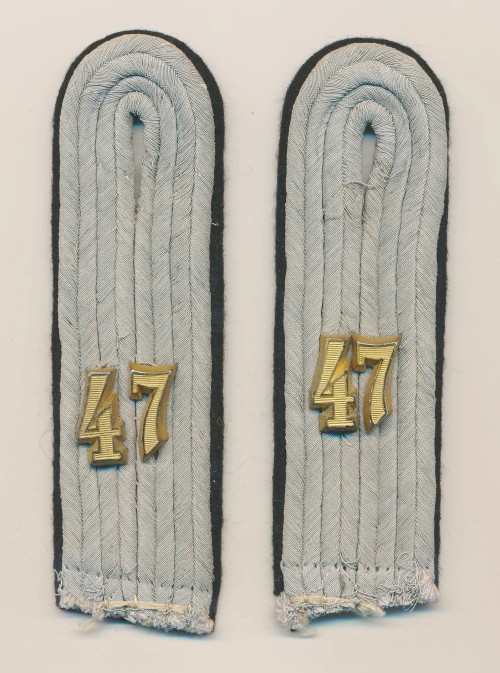 Heer Pioneer Regiment 47 Leutnant Shoulder Boards