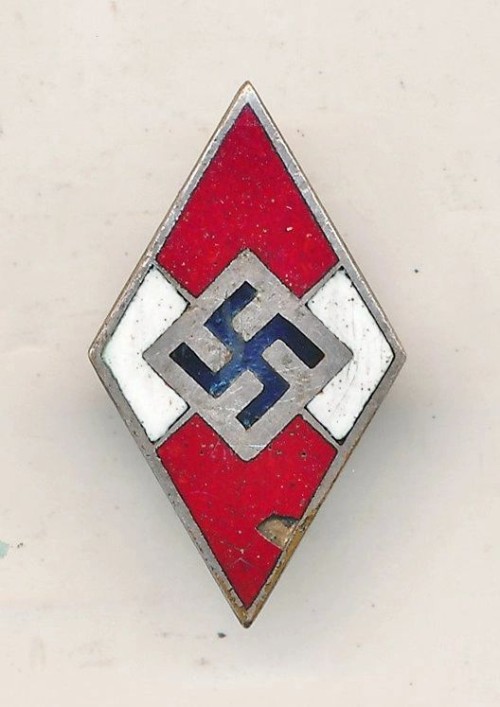 Hitler Youth Cap Enamel