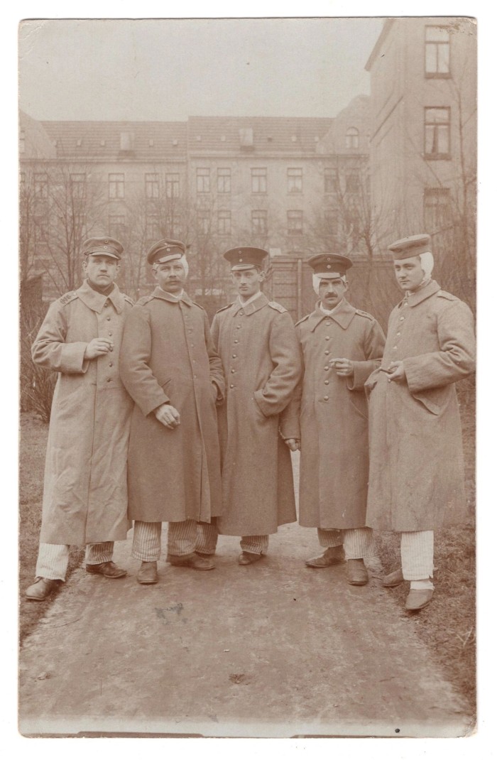 Imperial German Field Hospital Wounded Photo Postcard