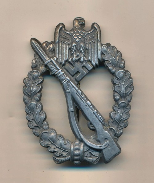 Infantry Assault Badge in Silver