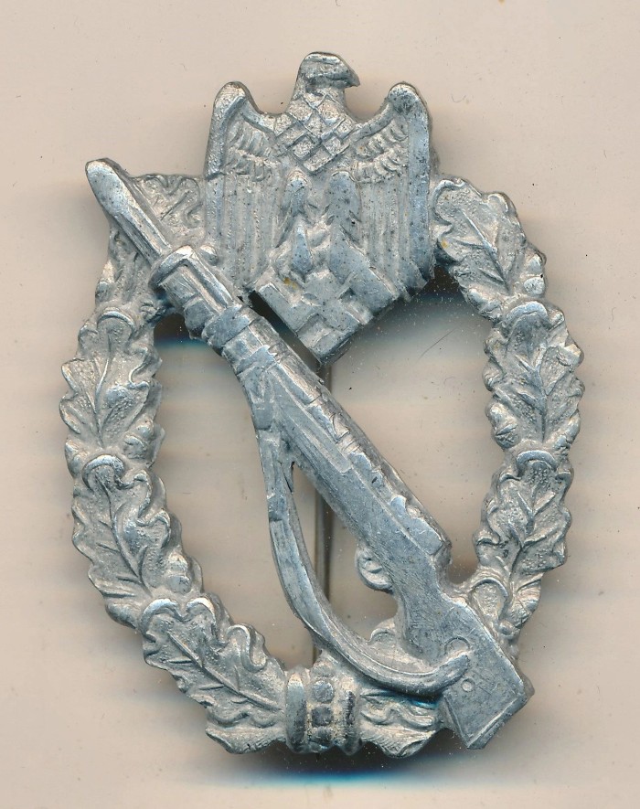 Infantry Assault Badge in Silver