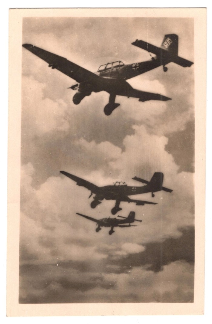 JU-87 Stuka Postcard