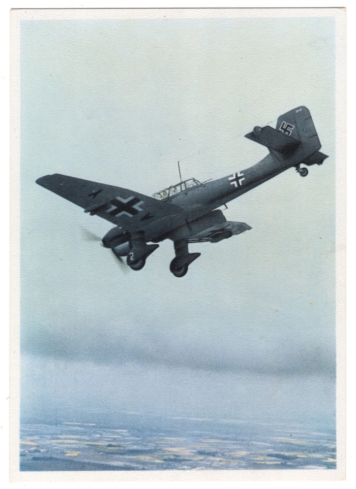 JU-87 Stuka Postcard