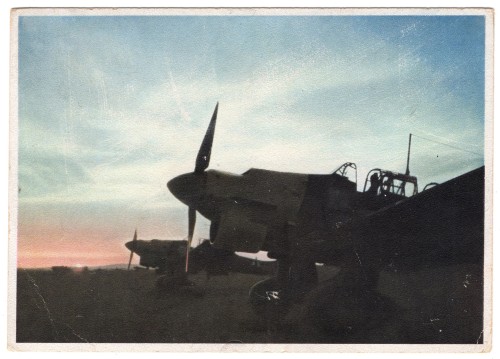 JU-87 Stuka Postcard