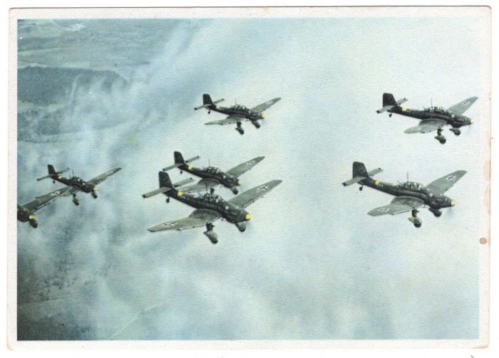 JU-87 Stuka Postcard