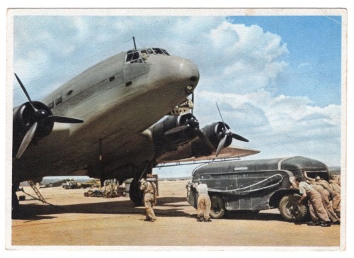 JU-90 Transport Aircraft Postcard