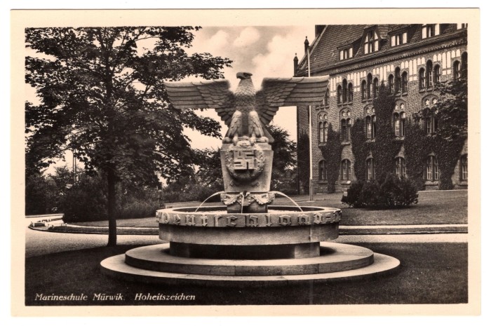 Kriegsmarine Marineschule Mürwik Postcard