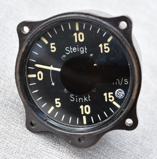 Luftwaffe Aircraft Variometer Verticle Speed Indicator