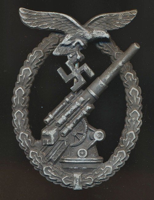 Luftwaffe Flak Badge by Brehmer