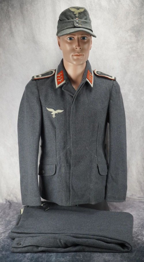 Luftwaffe Flak Obergefreiter Fliegerblouse w/ Pants Set