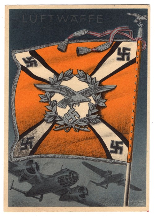 Luftwaffe Flight Standarte Postcard