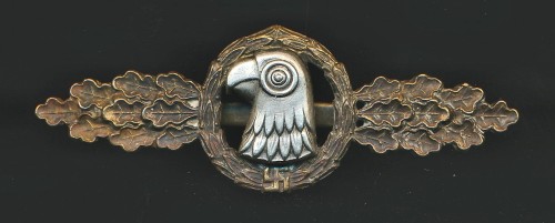 Luftwaffe Reconnaissance Clasp in Bronze by Imme & Sohn