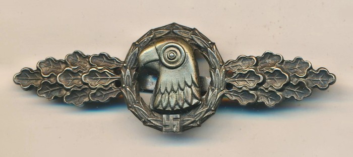 Luftwaffe Reconnaissance Clasp in Silver