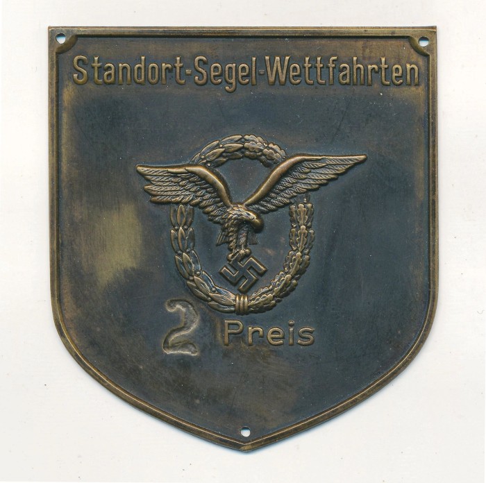 Luftwaffe Standort Segel Wettfahrten 2. Preis Plaque